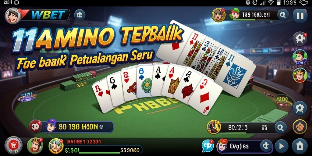 Tampilan gameplay seru dari 11WBET dalam permainan Domino.