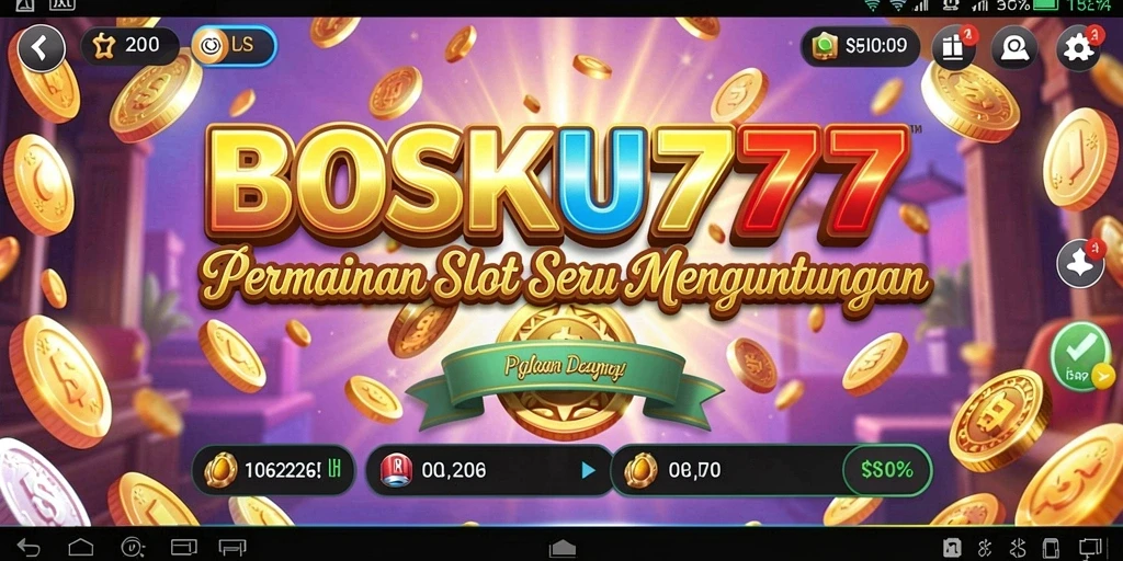 Tampilan menarik dari gameplay Slot di BOSKU777.