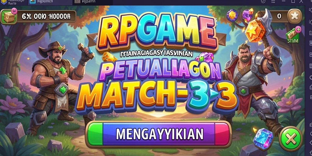 Tampilan gameplay RPGAME yang menarik dan penuh warna.