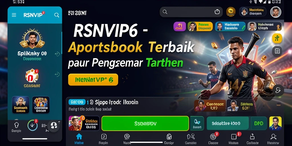 Tampilan gameplay menarik dari aplikasi Sportsbook RSNVIP6.