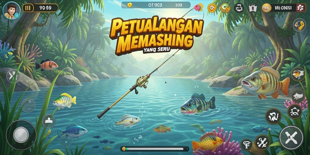 Tangkapan ikan besar dalam gameplay Y89 yang menakjubkan.
